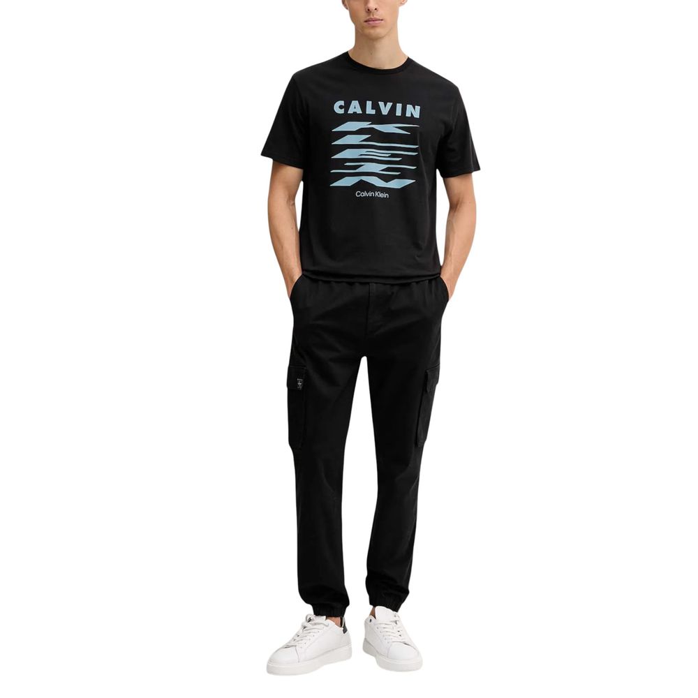 Calvin Klein Βαμβακερό Παντελόνι Casual