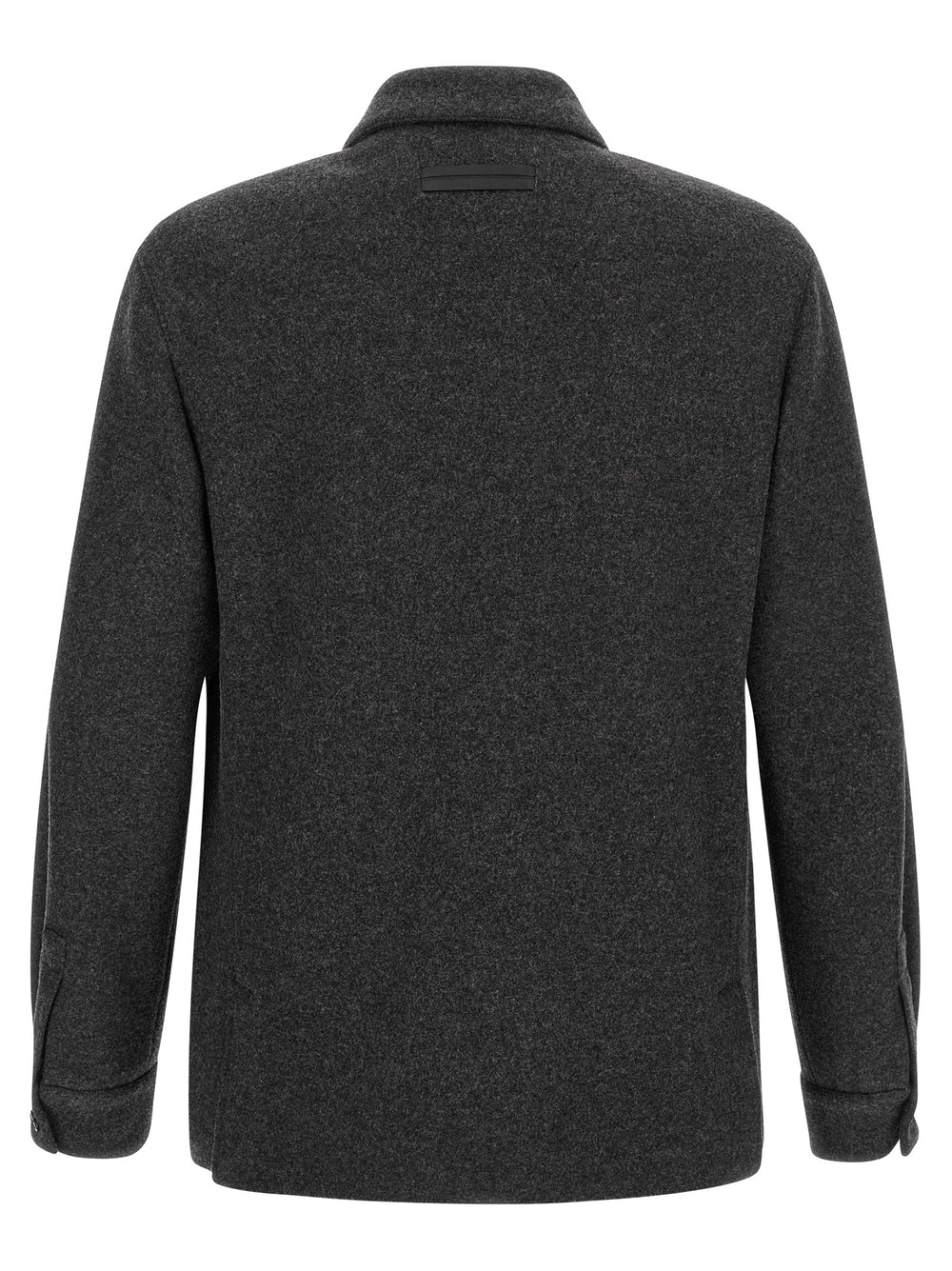 Gray Wool Blouse