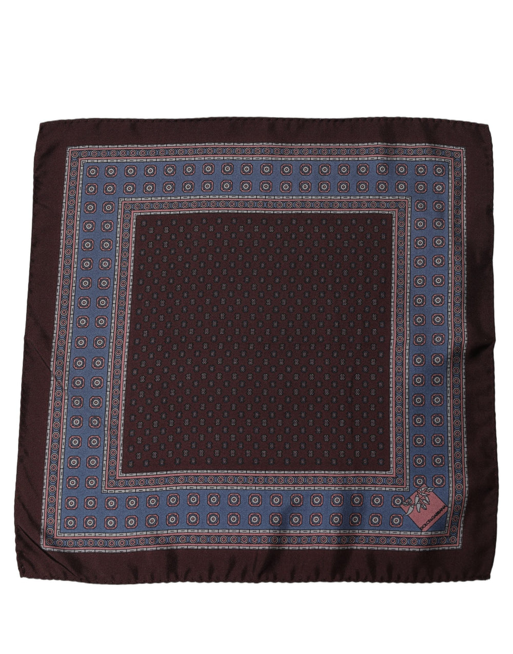 Dolce & Gabbana 100% Silk Pocket Square in Maroon