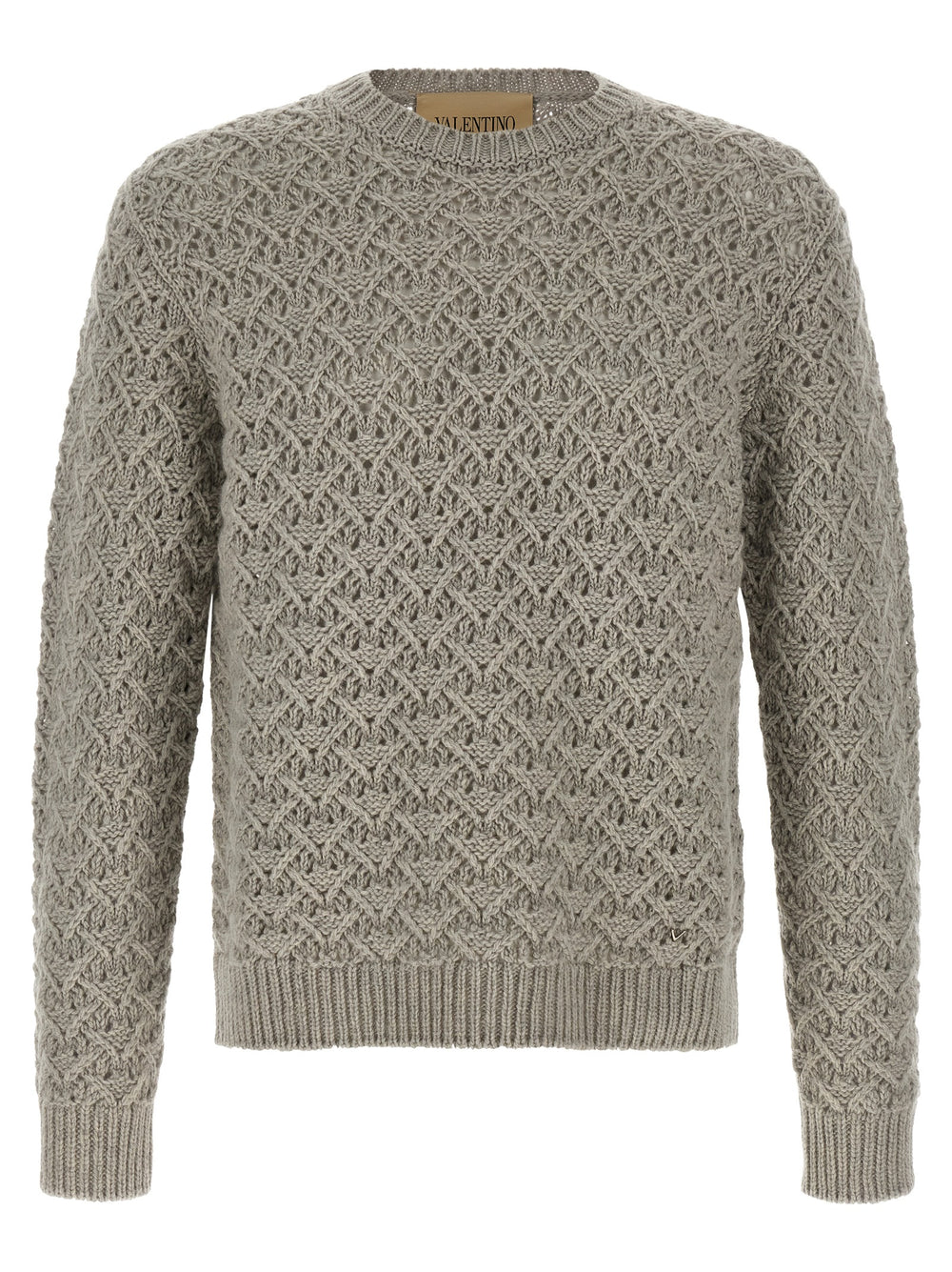 Gray Virgin Wool Cardigan