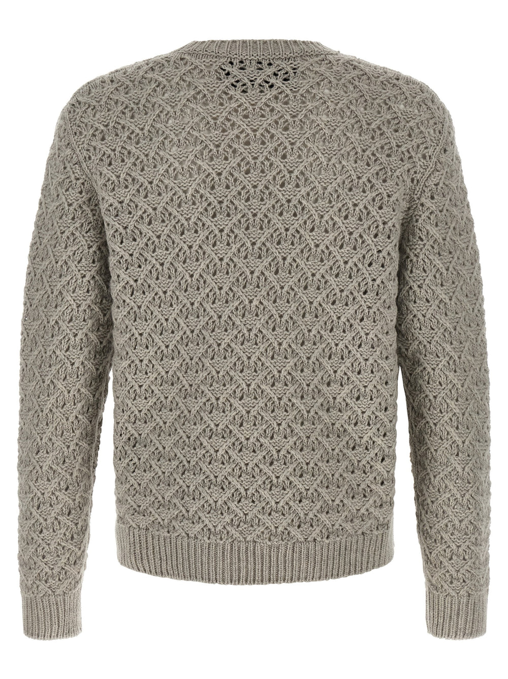 Gray Virgin Wool Cardigan