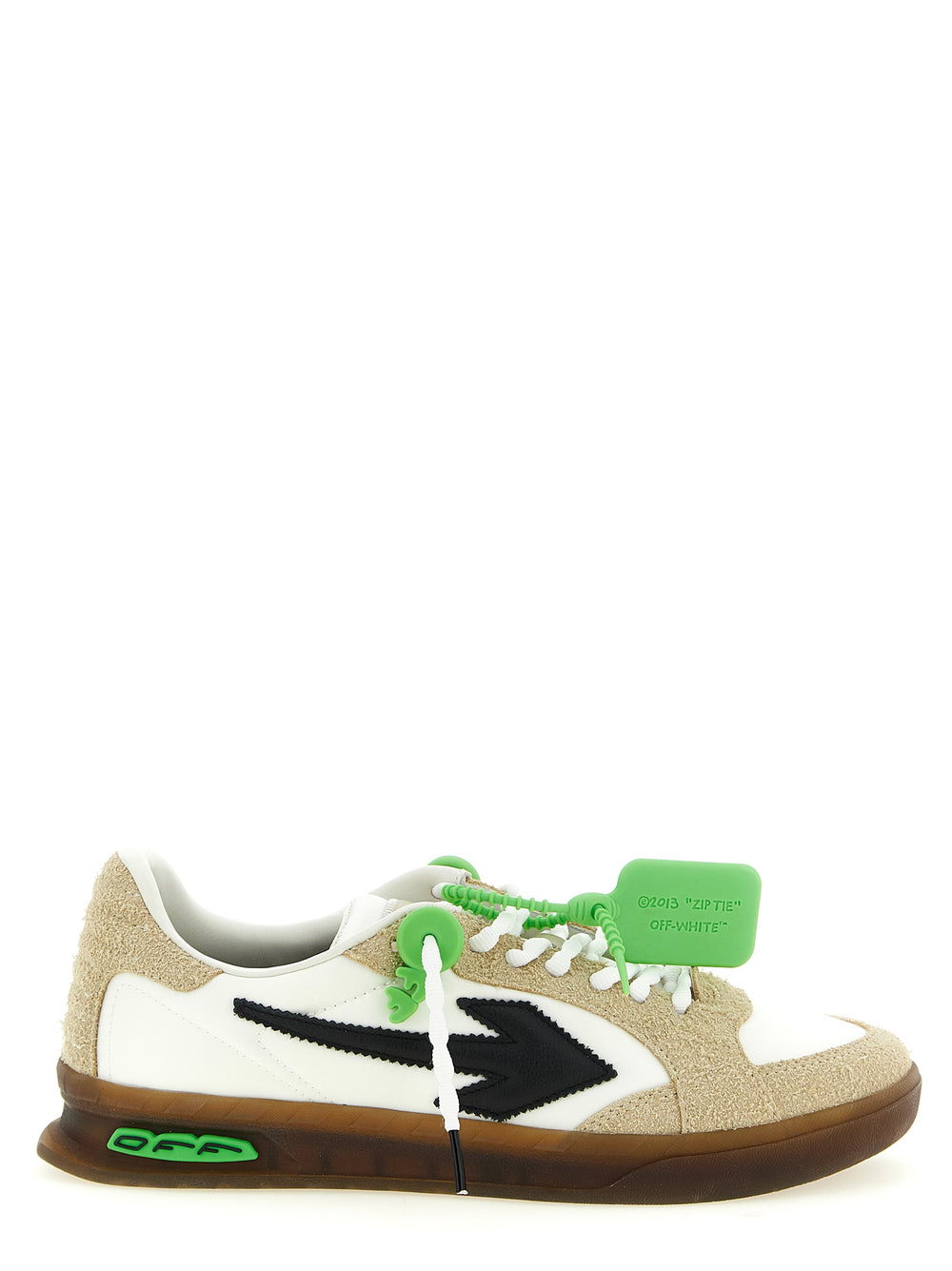 Off-White Sneakers 'Τέλος Του Play' από Νάιλον και Σουέντ σε Πολύχρωμο