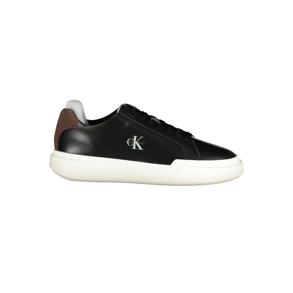Calvin Klein Black Polyurethane Sneaker