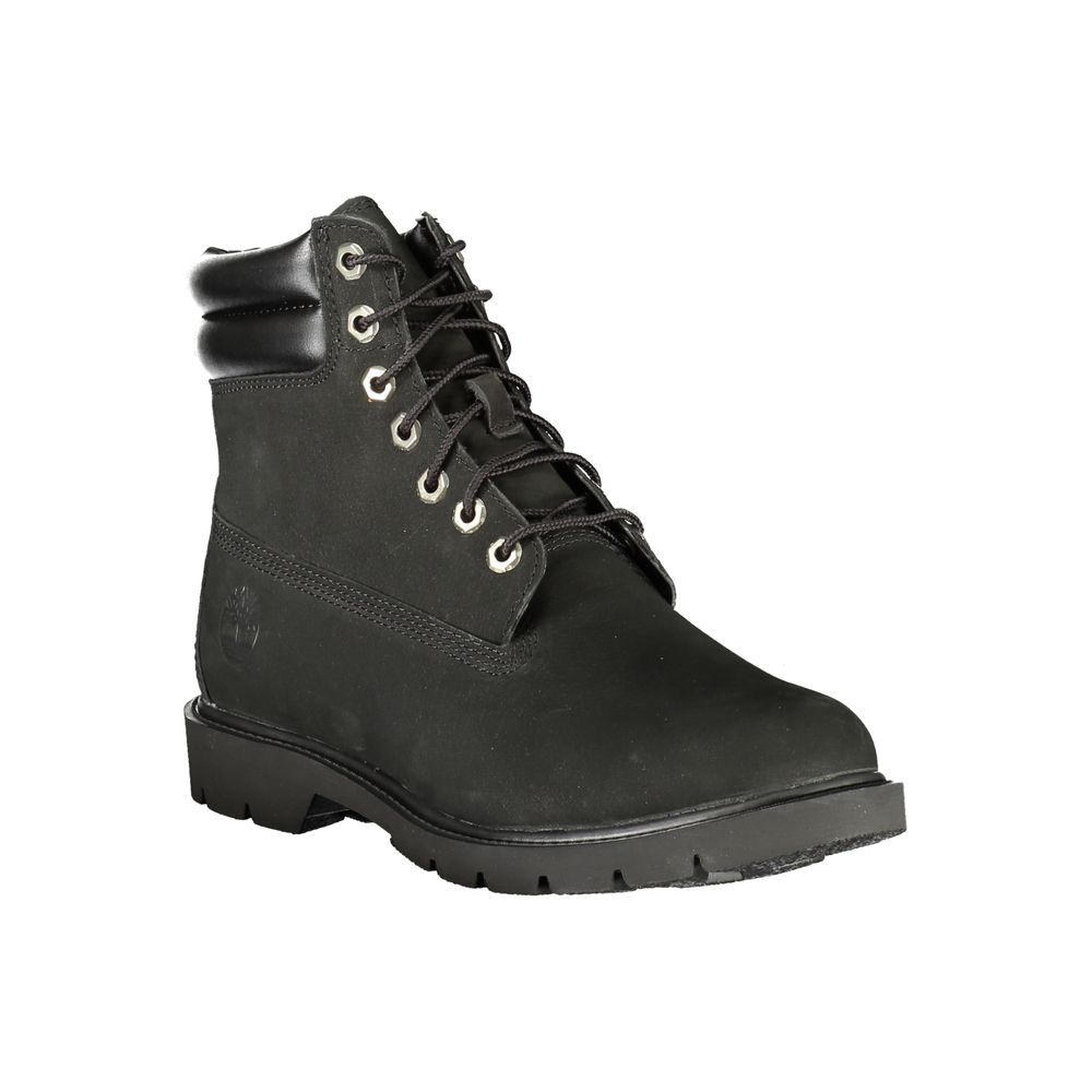Timberland Nero Δερμάτινο Μποτάκι
