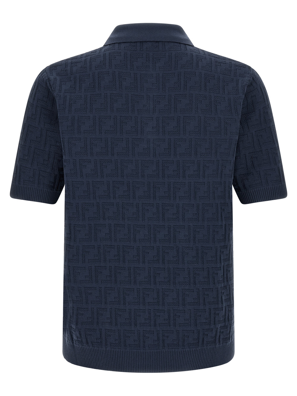 Fendi 100% Cotton Polo Shirt in Blue