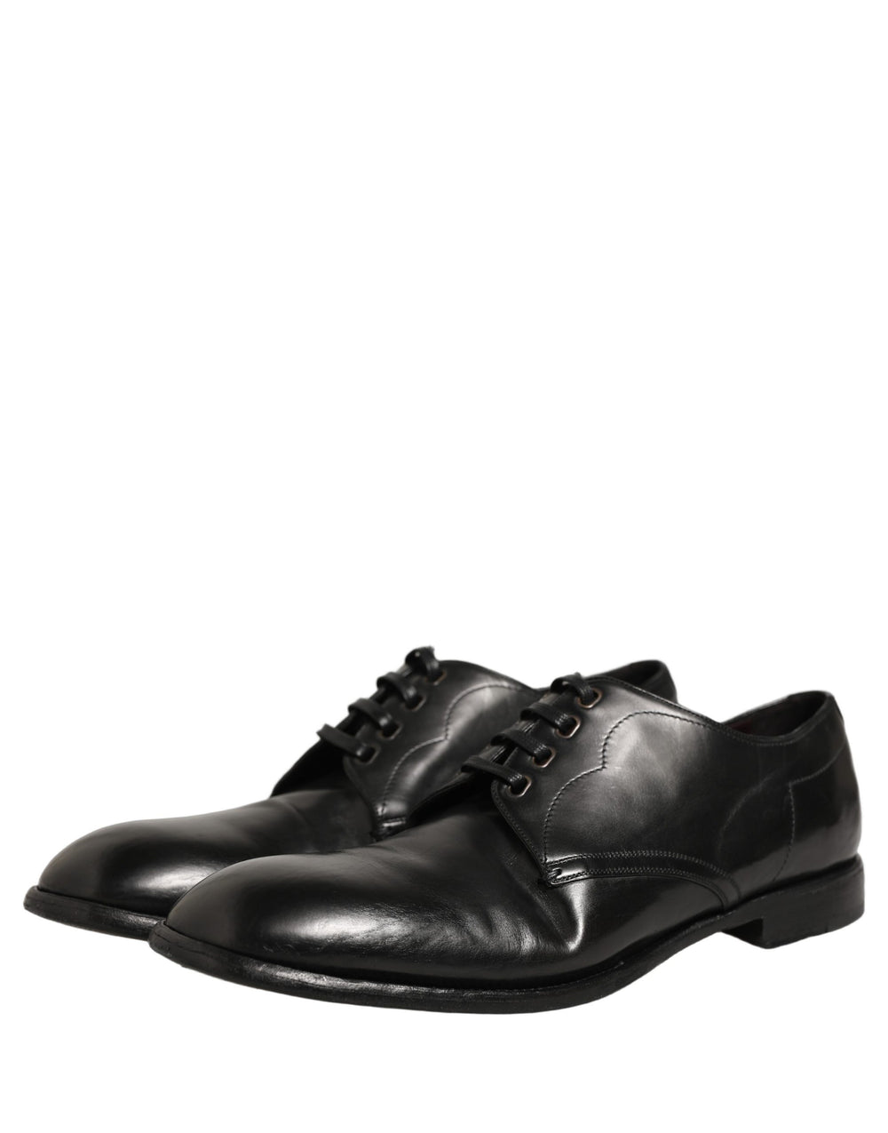 Dolce & Gabbana Derby από Δέρμα Μοσχαριού σε Μαύρο