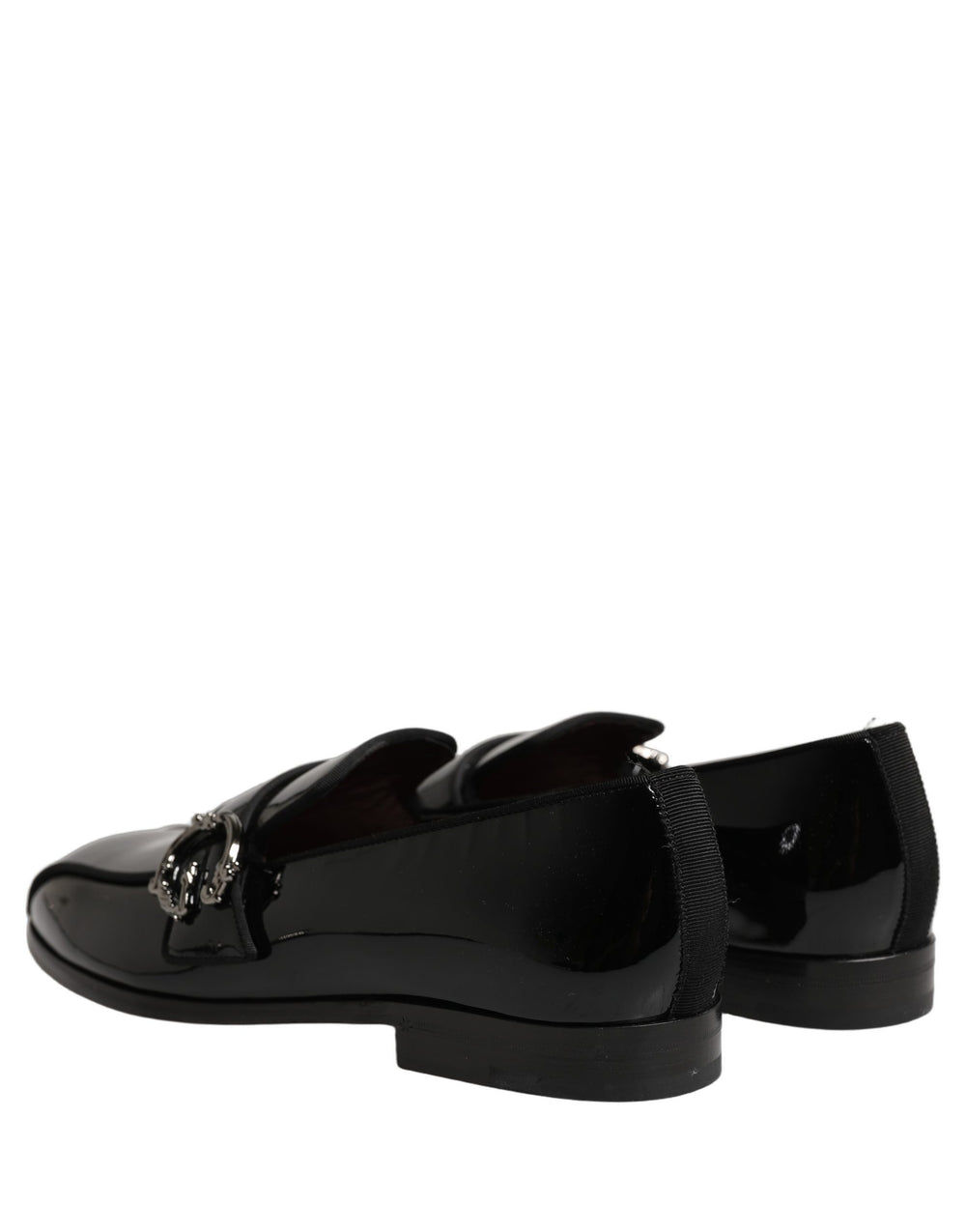 Dolce & Gabbana Loafers από Δέρμα Μοσχαριού σε Μαύρο Λουστρίνι