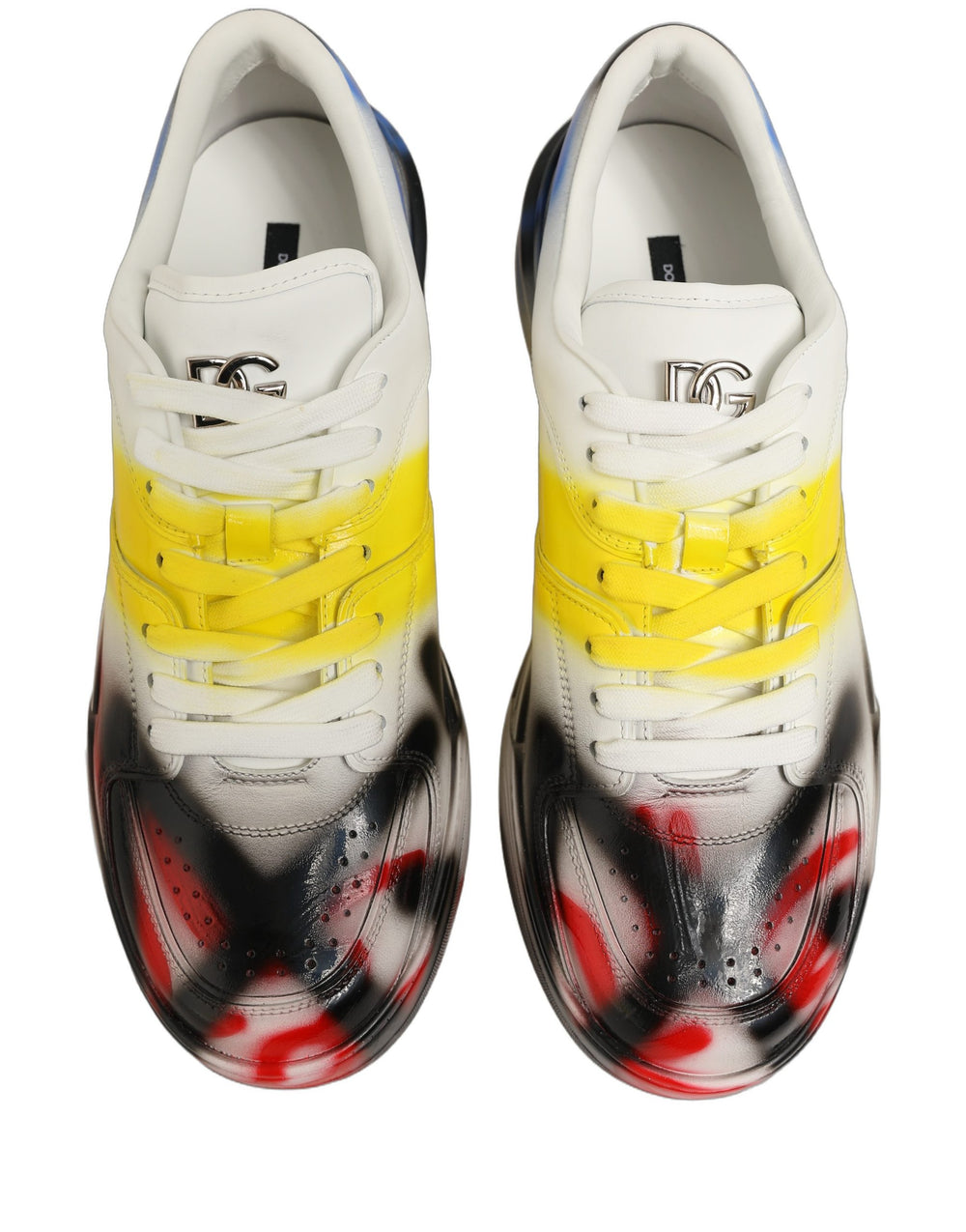 Dolce & Gabbana New Roma Leather Sneakers in Multicolor