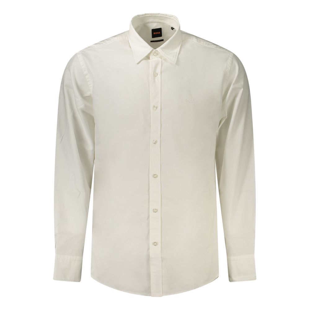 Hugo Boss Cotton Shirt in White