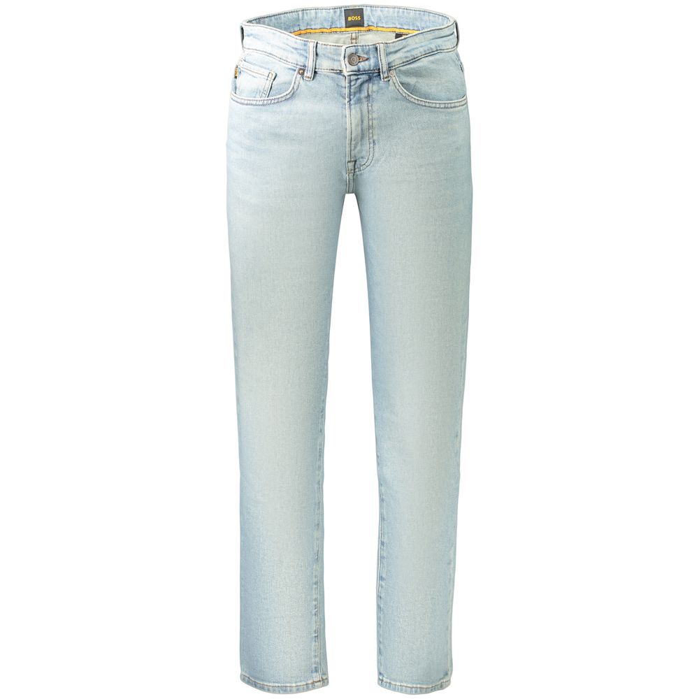 Hugo Boss Cotton Jeans in Light Blue