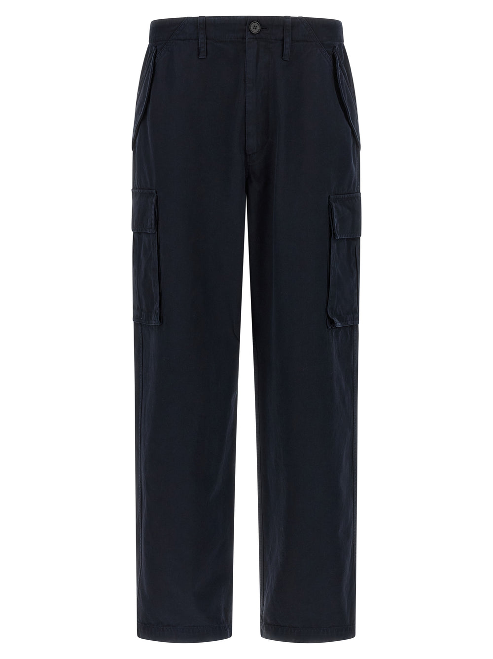 Burberry Cotton Cargo Pants in Blue