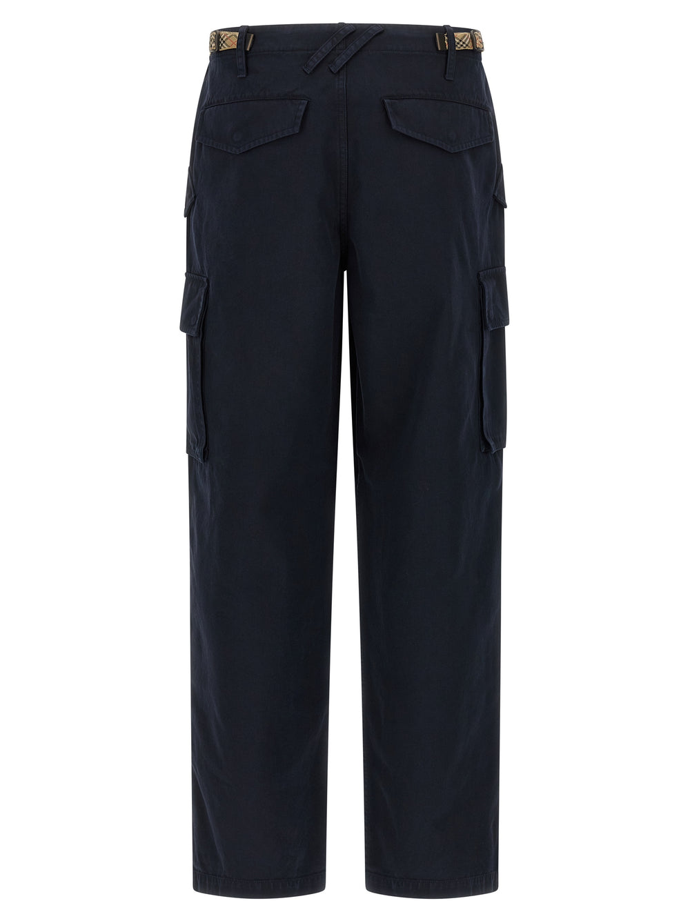 Burberry Cotton Cargo Pants in Blue