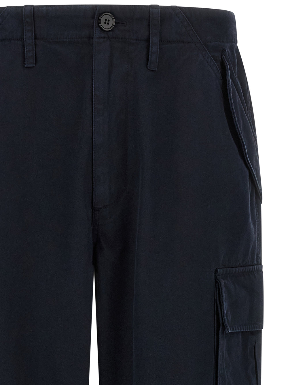 Burberry Cotton Cargo Pants in Blue