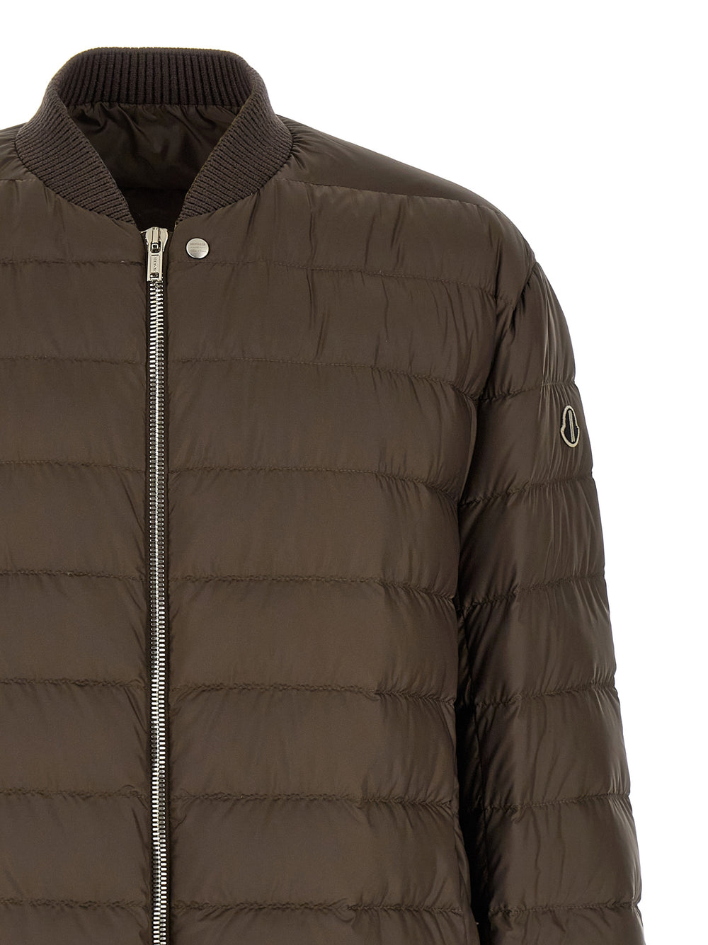 Rick Owens Polyester Bomber Jacket in Brown