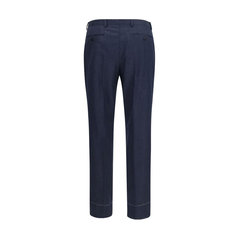 Brioni Παντελόνι από 100% μαλλί σε Μπλε