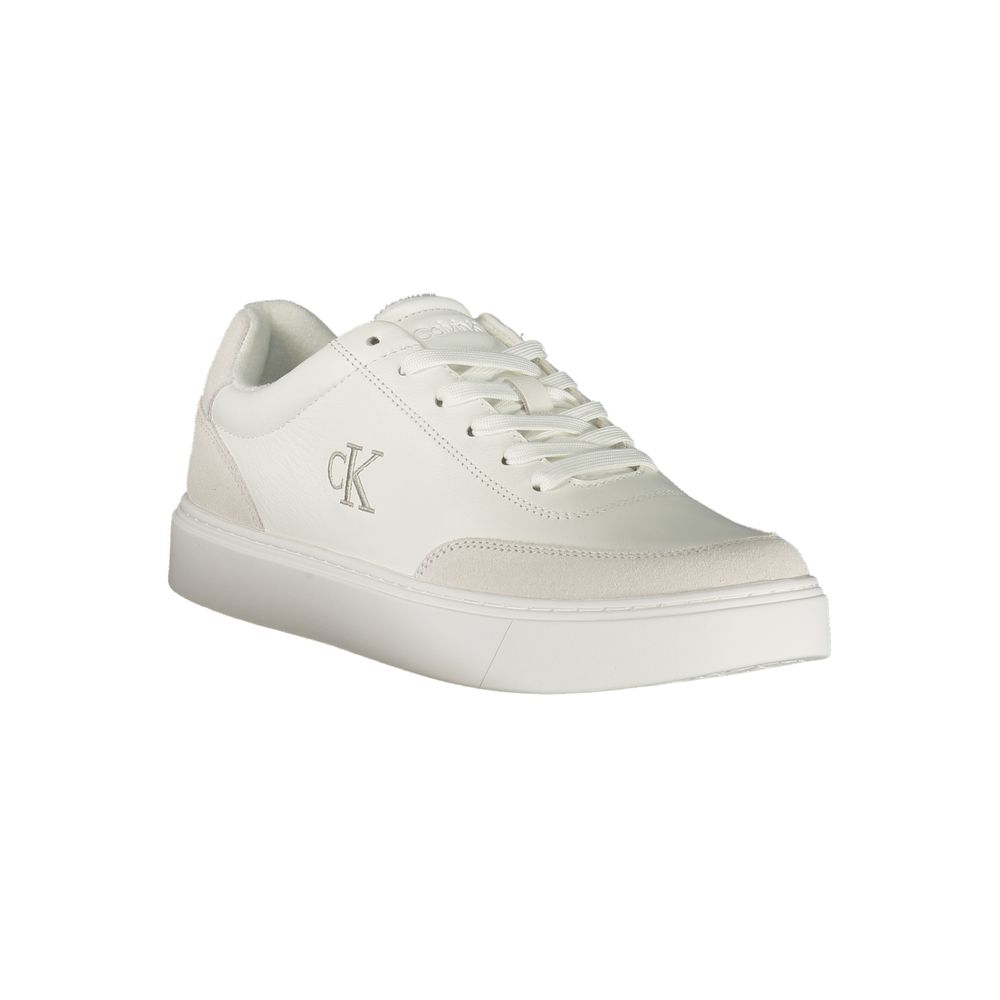Calvin Klein Λευκό Πολυουρεθανικό Sneaker