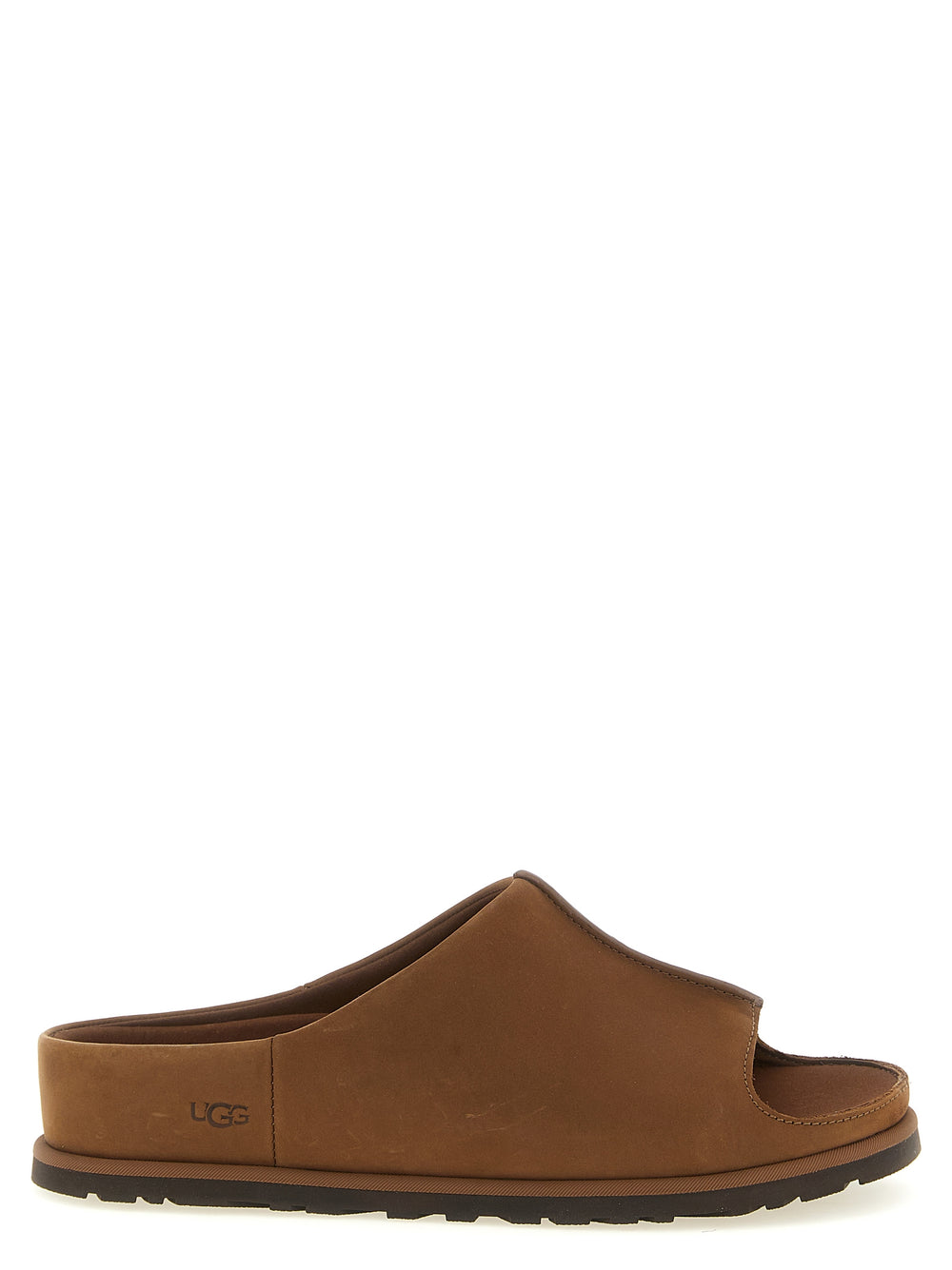 UGG Nubuck Slides in Brown