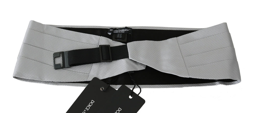 Dolce & Gabbana 100% Silk Cummerbund in Grey