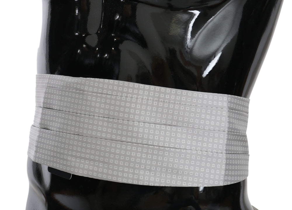 Dolce & Gabbana 100% Silk Cummerbund in Grey