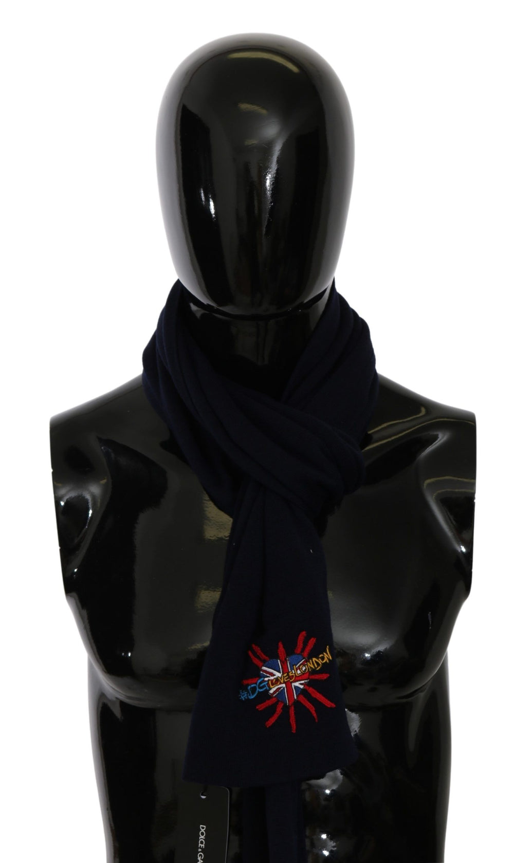 Dolce & Gabbana 100% Virgin Wool Scarf in Blue