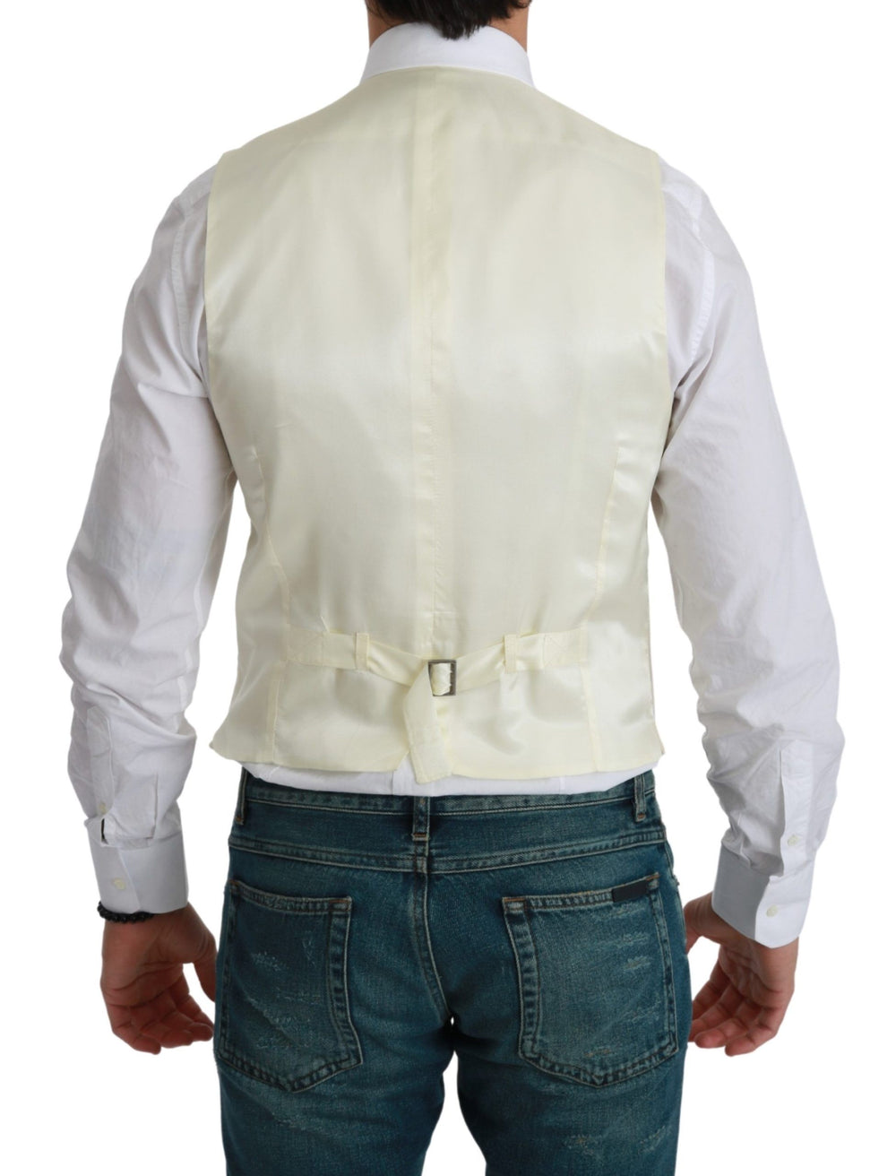 White Waistcoat Formal Wool Vest mens luxury fashion - Mens Edit
