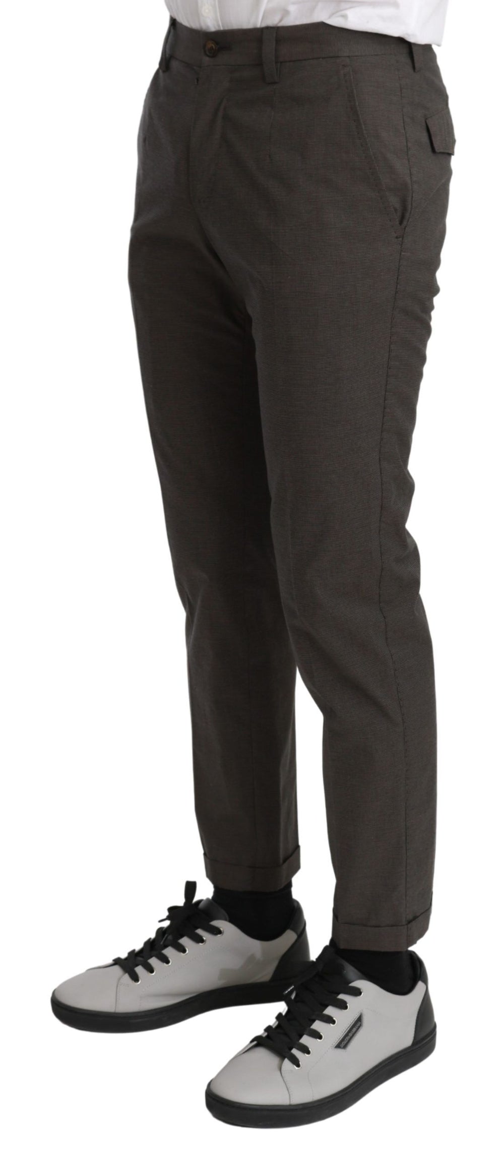 Brown Casual Mens Trouser 100% Cotton Pants mens luxury fashion - Mens Edit