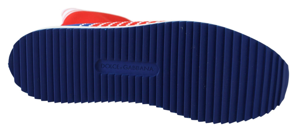 Blue Red Sorrento Logo Sneakers Socks Shoes mens luxury fashion - Mens Edit
