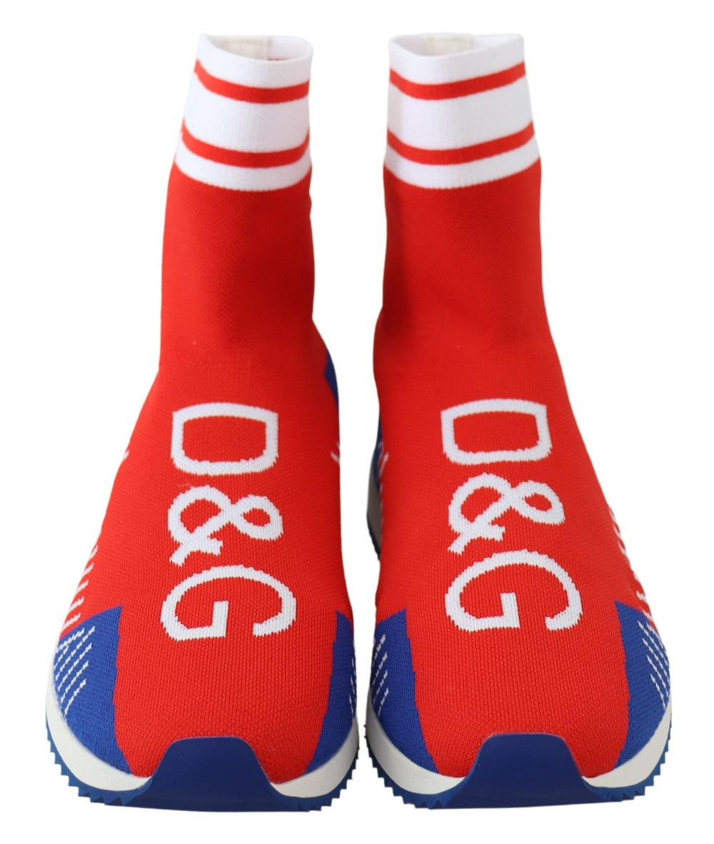Dolce & Gabbana Sorrento Sneakers in Blue and Red