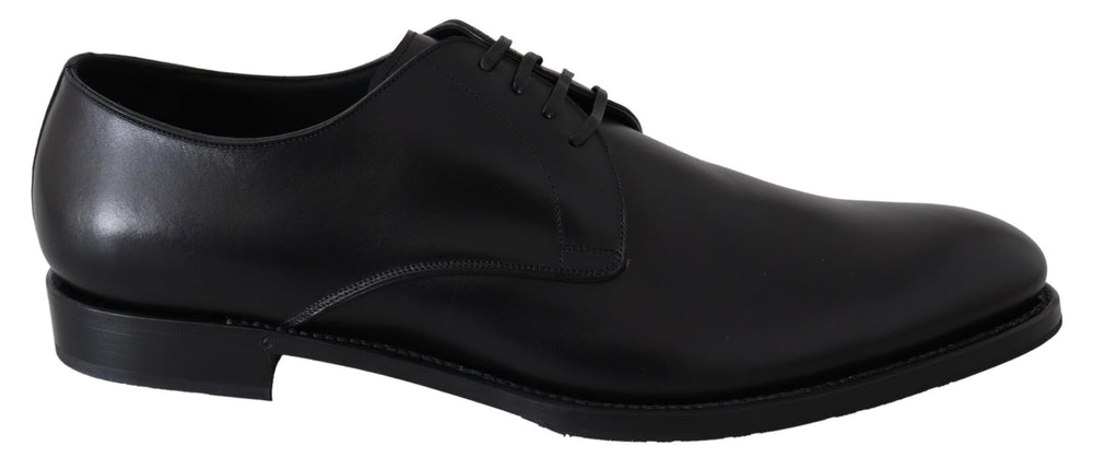 Dolce & Gabbana Leather Derby Shoes in Black