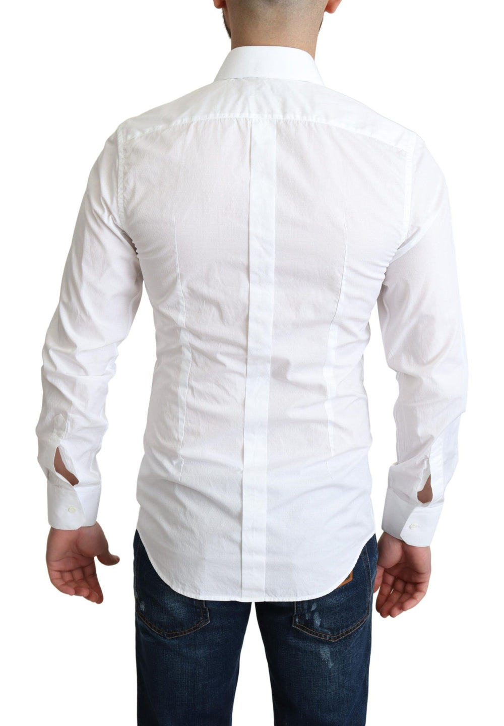 Dolce & Gabbana 100% Cotton Formal Shirt in White