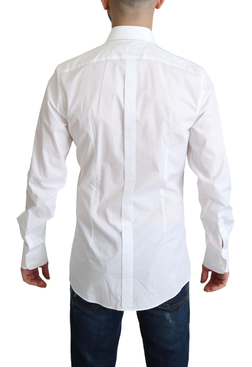 Dolce & Gabbana 100% Cotton Poplin Formal Shirt in White