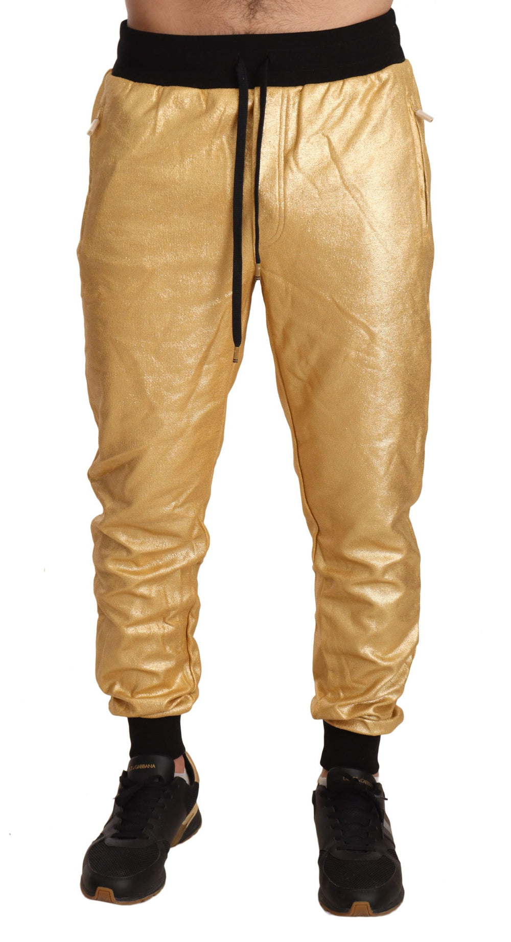 Gold Pig Of The Year Cotton Trousers Pants mens luxury fashion - Mens Edit