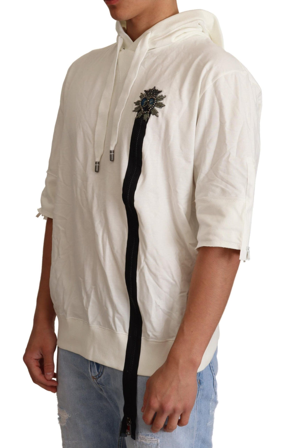 White Hooded Limited Edition Sweater mens luxury fashion - Mens Edit
