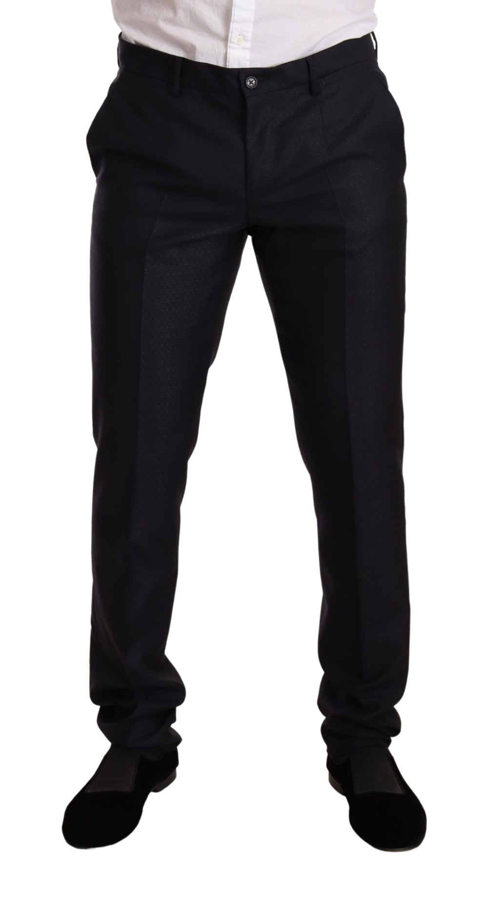 Dolce & Gabbana Martini Slim Fit Two-Piece Suit in Blue Jacquard
