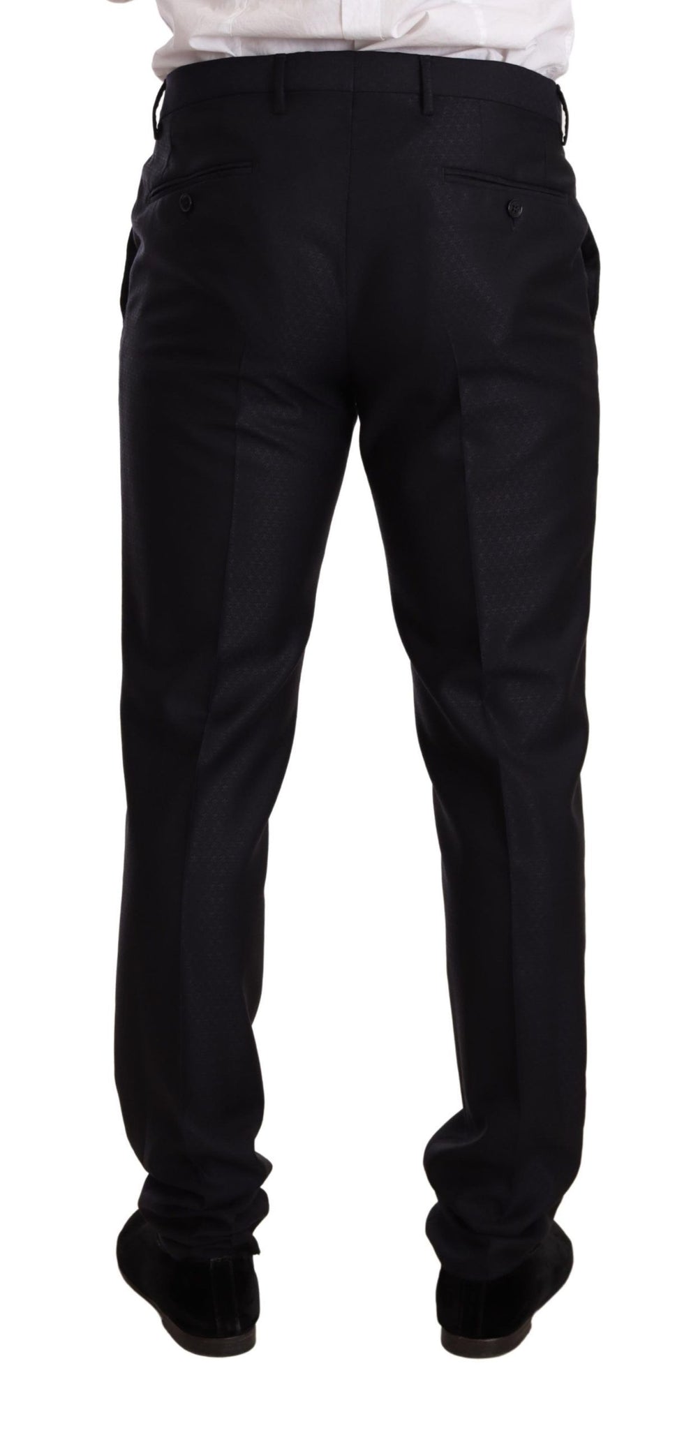 Dolce & Gabbana Martini Slim Fit Two-Piece Suit in Blue Jacquard
