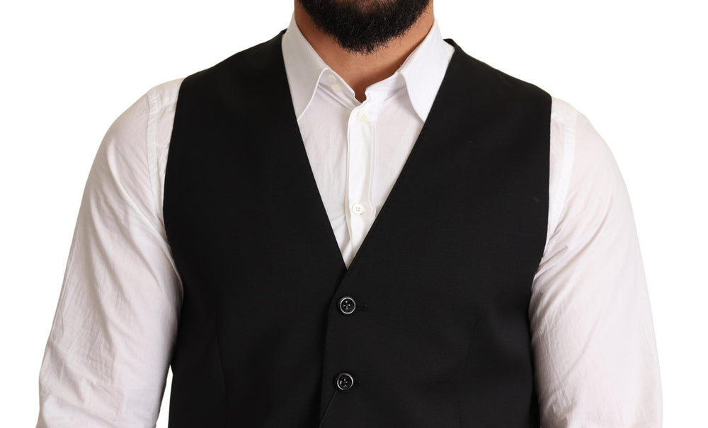 Dolce & Gabbana Formal Dress Vest in Black
