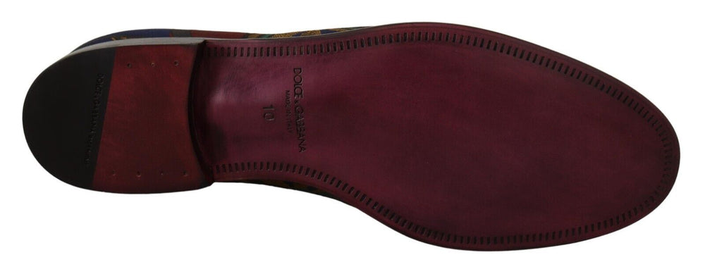 Dolce & Gabbana Multicolor Jacquard Loafers