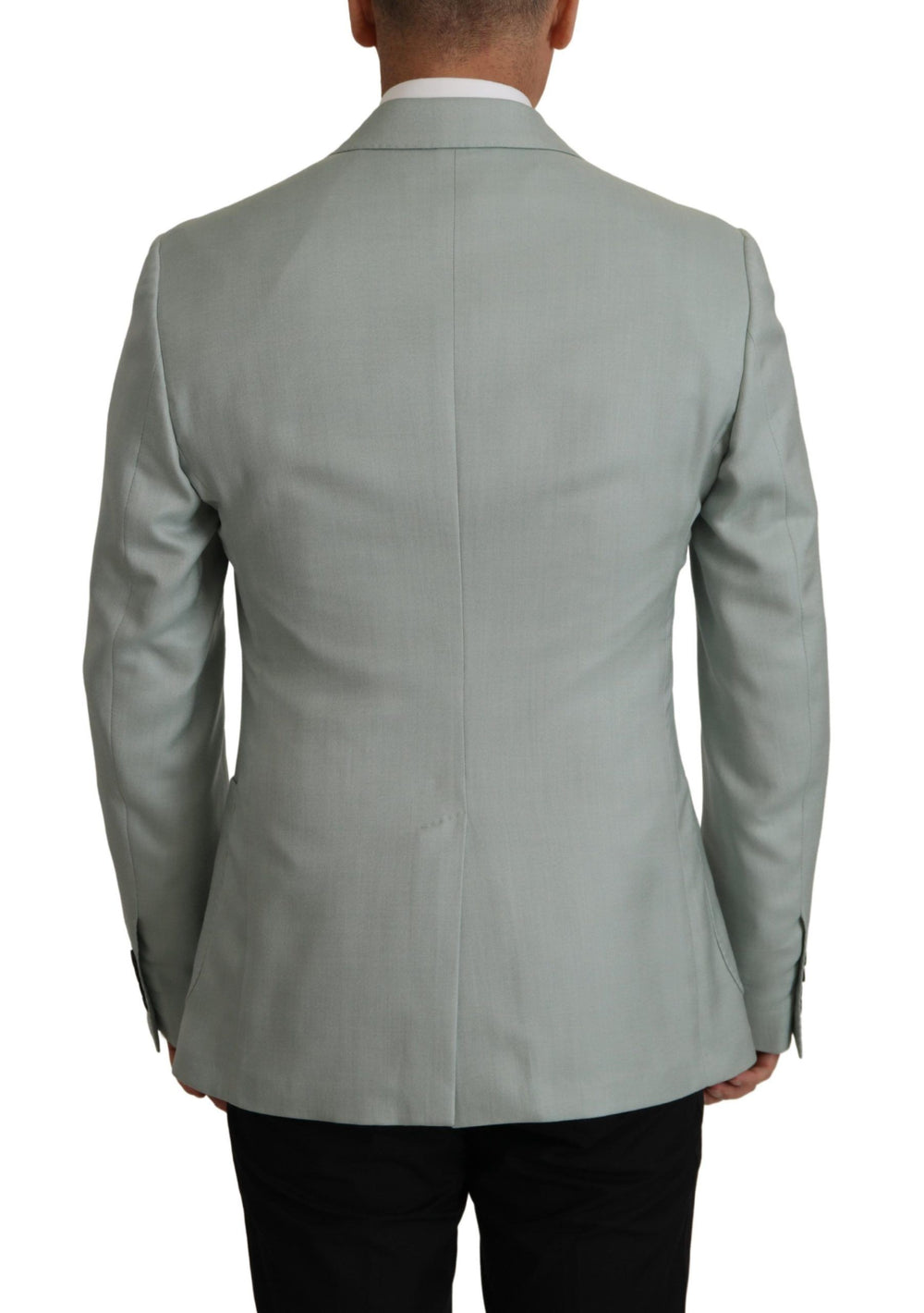 Dolce & Gabbana Cashmere Silk Blazer in Mint Green