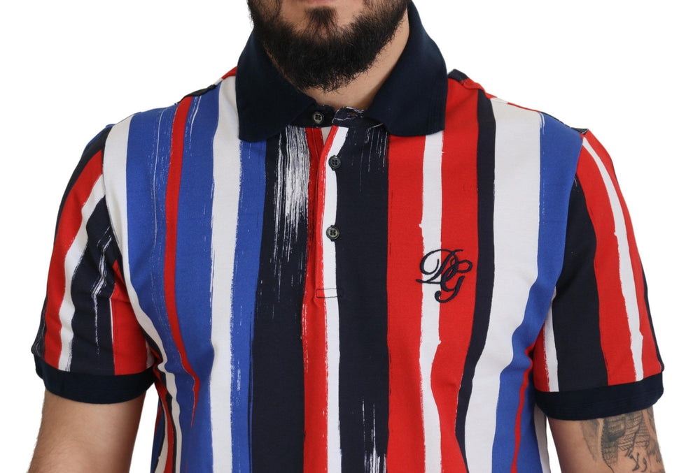 Multicolor Cotton Polo Top T-shirt mens luxury fashion - Mens Edit