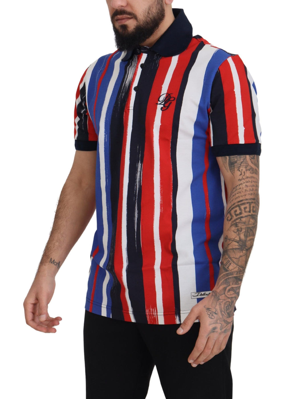 Dolce & Gabbana 100% Cotton Polo Shirt in Multicolor