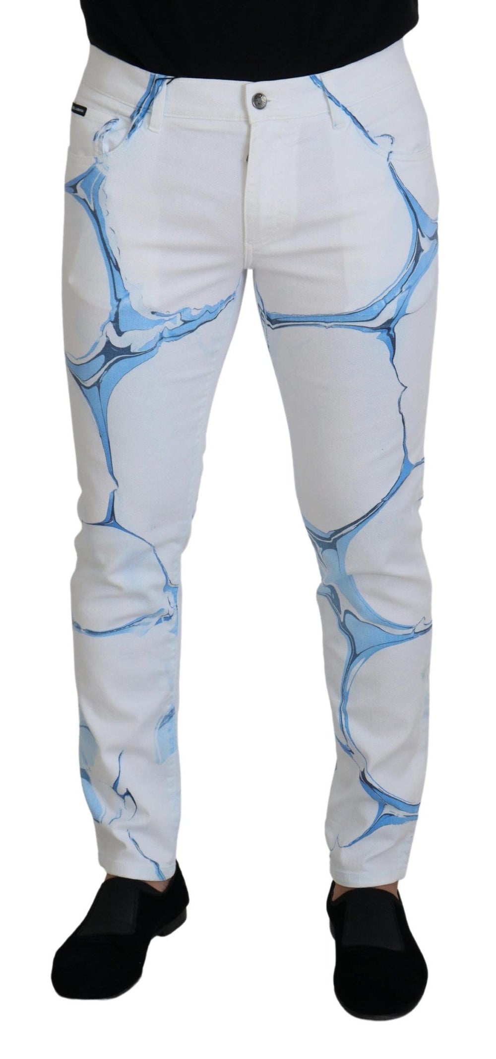 Dolce & Gabbana Stretch Cotton Jeans in White