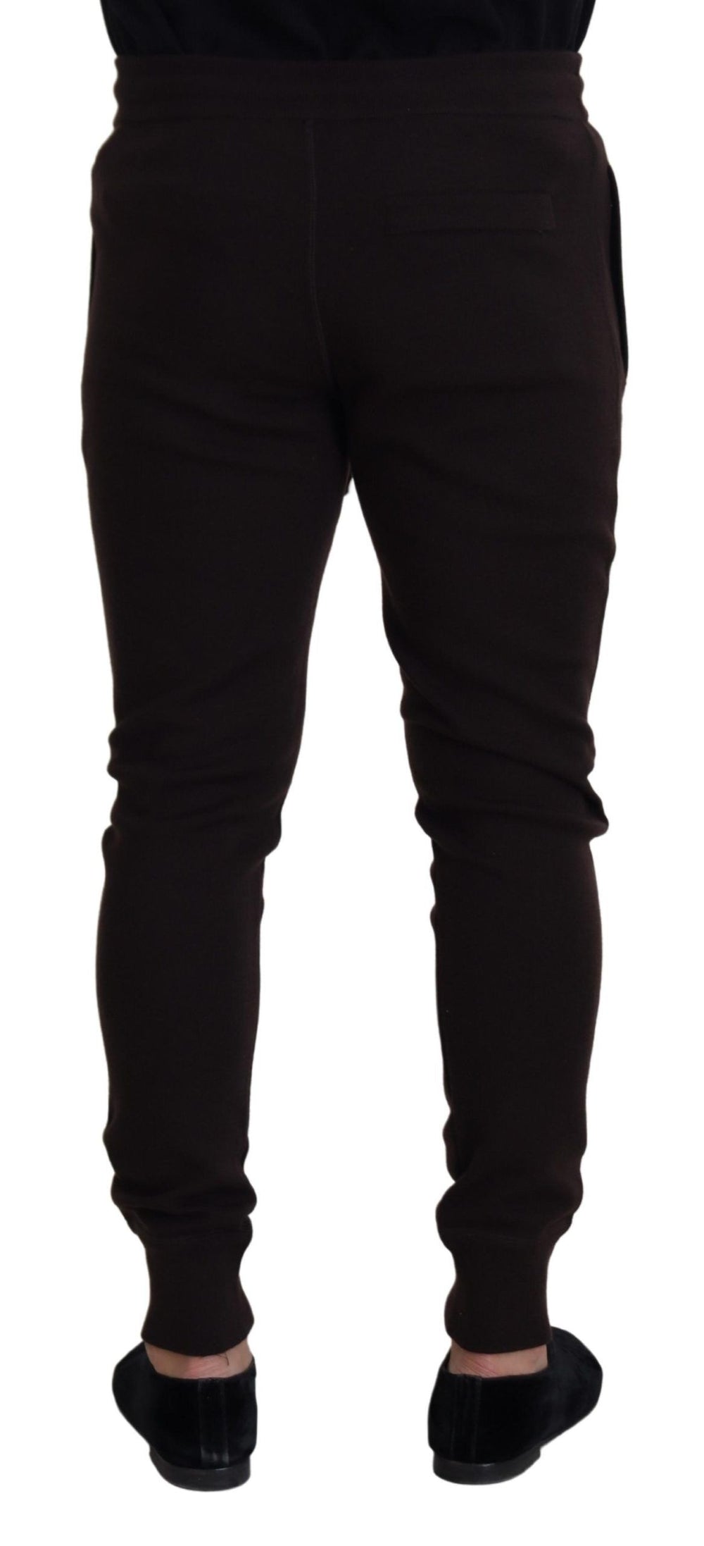 Dolce & Gabbana Cashmere Drawstring Trousers in Brown