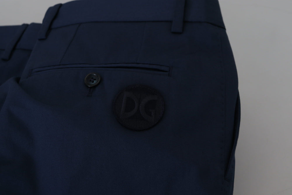 Dolce & Gabbana Cotton Stretch Shorts in Blue