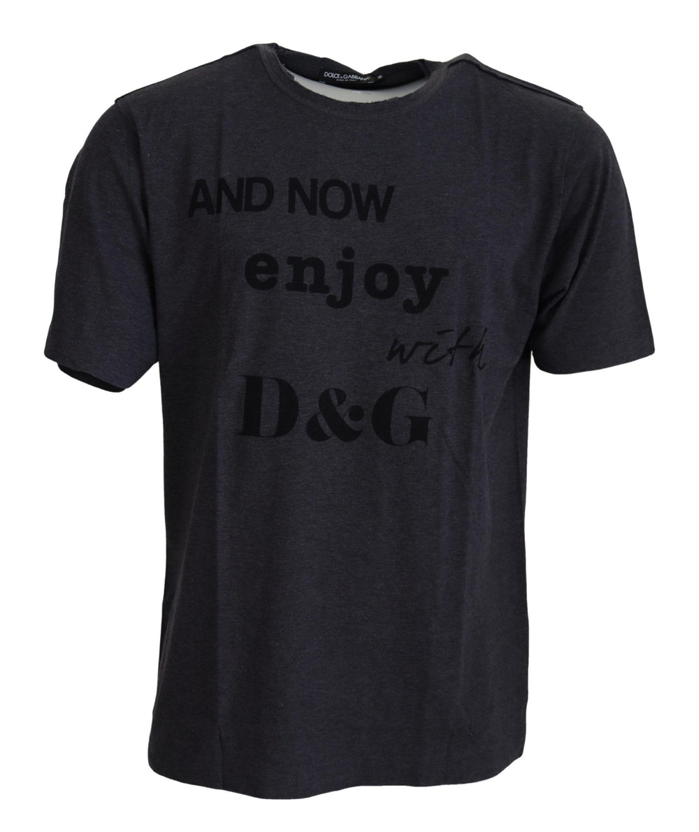 Dolce & Gabbana Cotton T-shirt in Grey