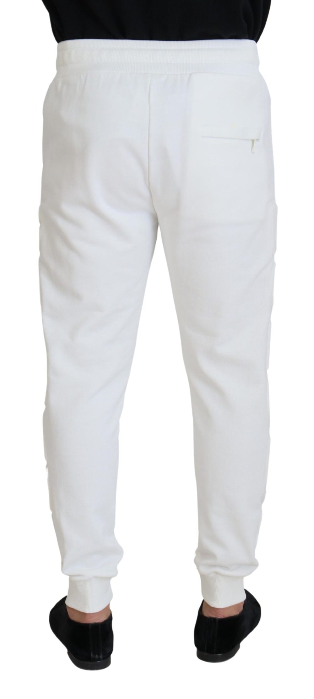 Dolce & Gabbana Cotton Sweatpants in White