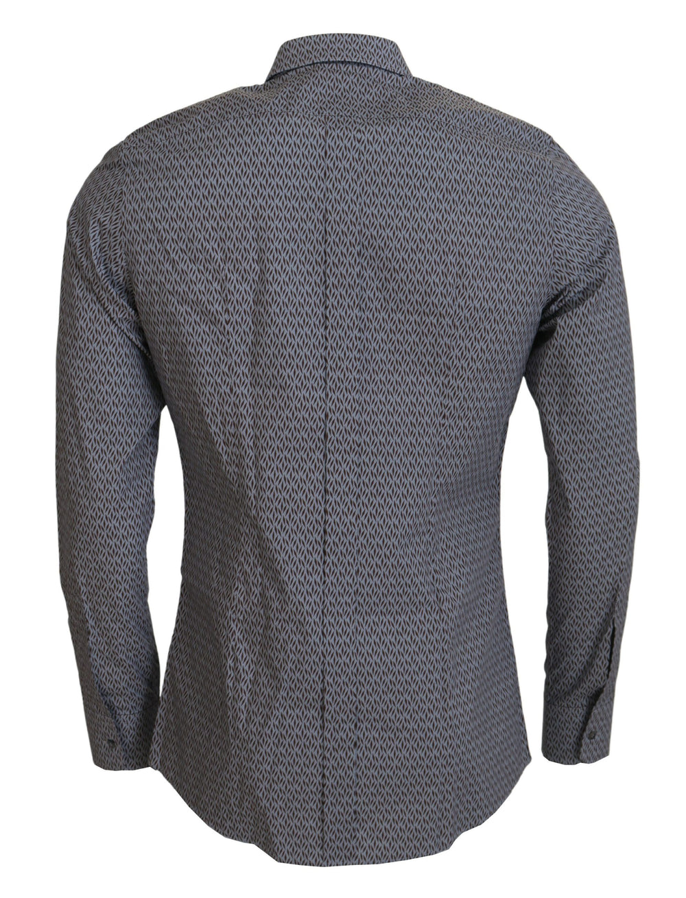 Dolce & Gabbana GOLD Slim Fit Dress Shirt in Grey-Brown Fantasy