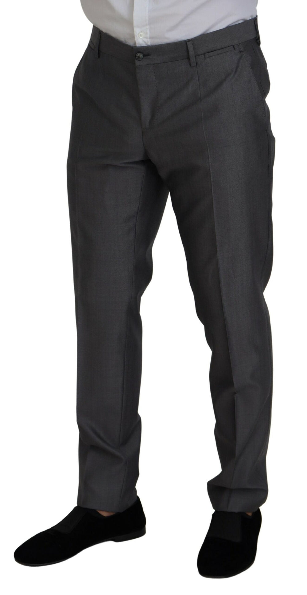 Dolce & Gabbana Wool and Silk SICILIA Three-Piece Suit in Grey
