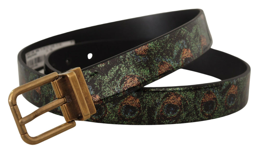Dolce & Gabbana Vernice Leather Belt in Multicolor