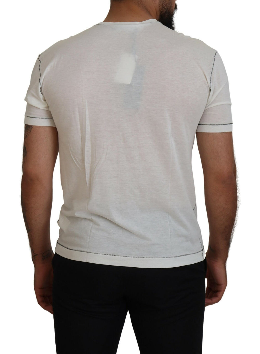 Dolce & Gabbana Cotton-Silk T-shirt in White