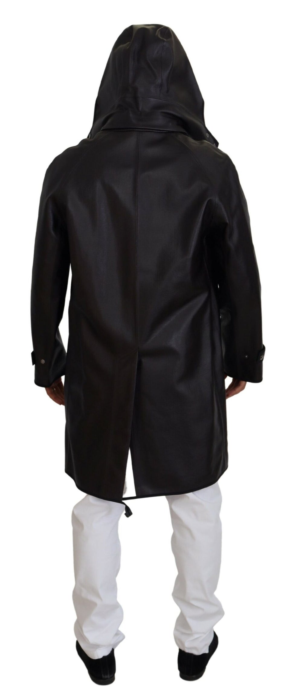 Dolce & Gabbana Cotton Hooded Parka in Black
